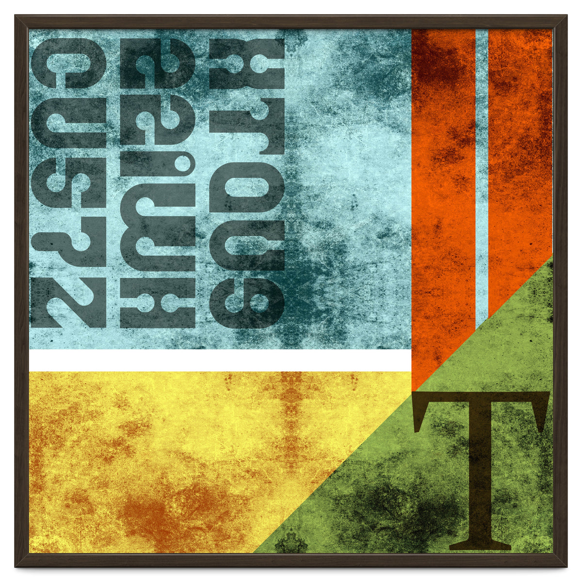 Abstract Industrial Rgby