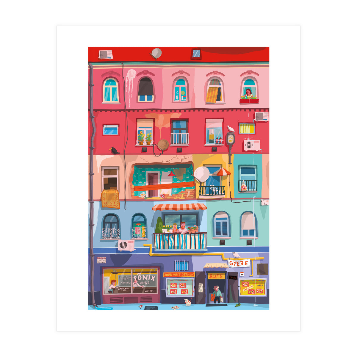 Frontage Budapest (Print Only)