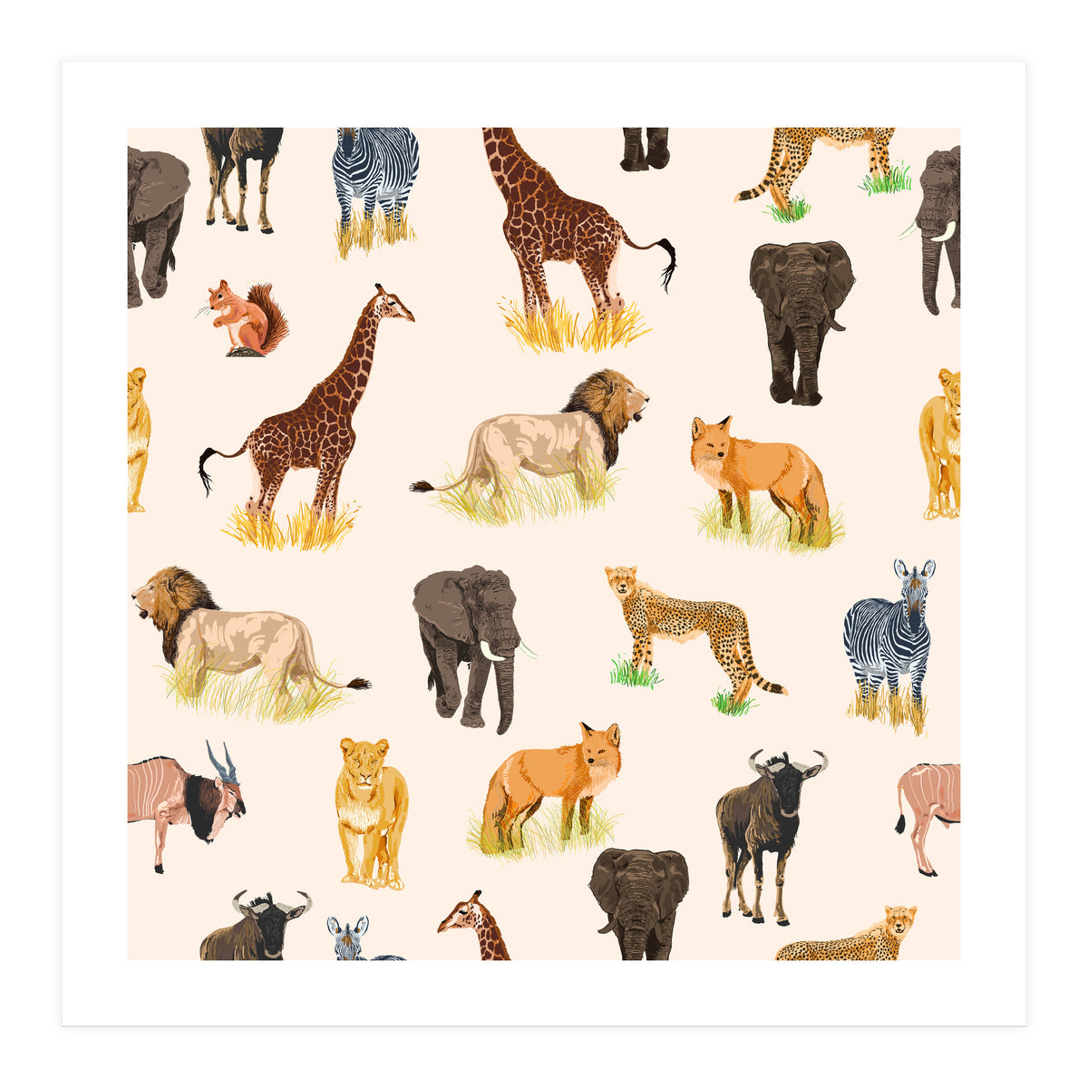 Animal Pattern (Print Only)