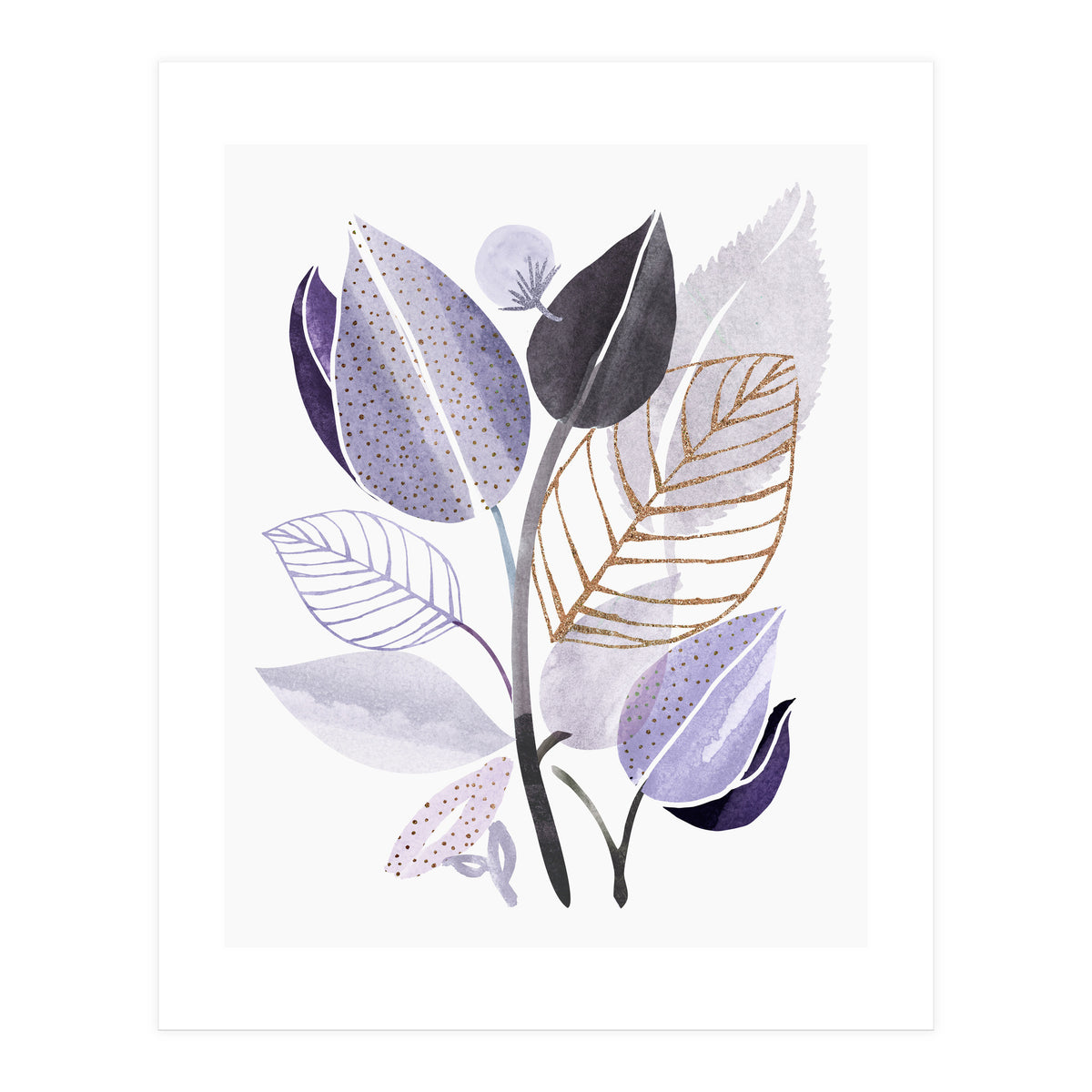 Lavender Leaf Bouquet (Print Only)