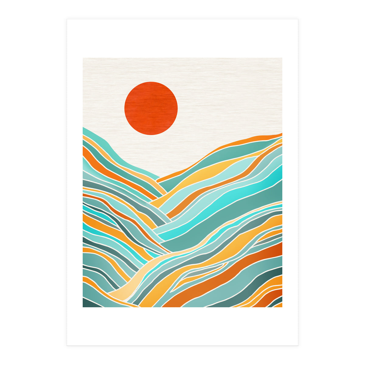Sunset Landscape (Print Only)