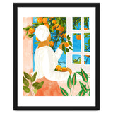 A Few Bad Oranges Is No Reason Not To Bring The Grove Home | Boho Botanical Garden Painting thumbnail