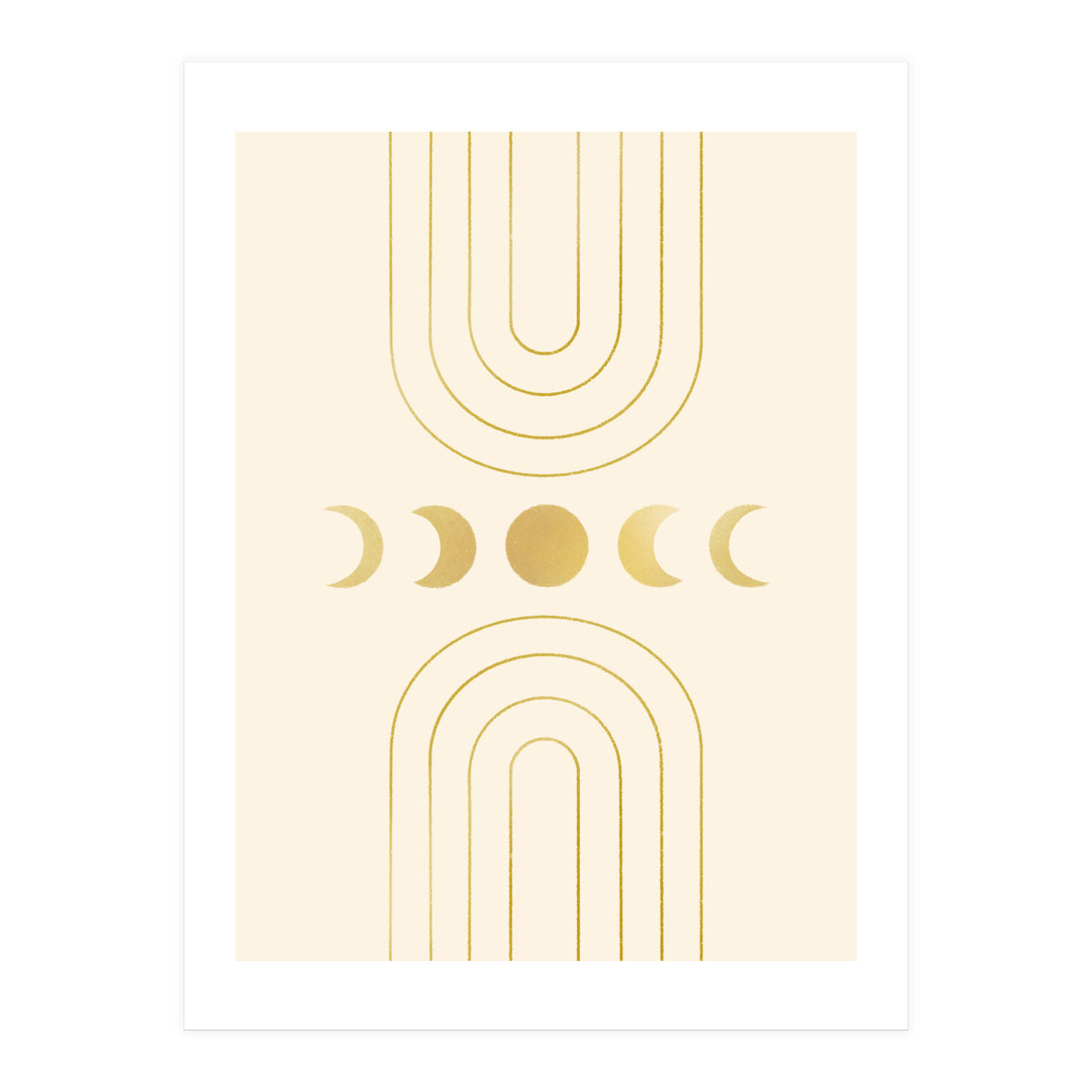 Gold Moon Phases (Print Only)