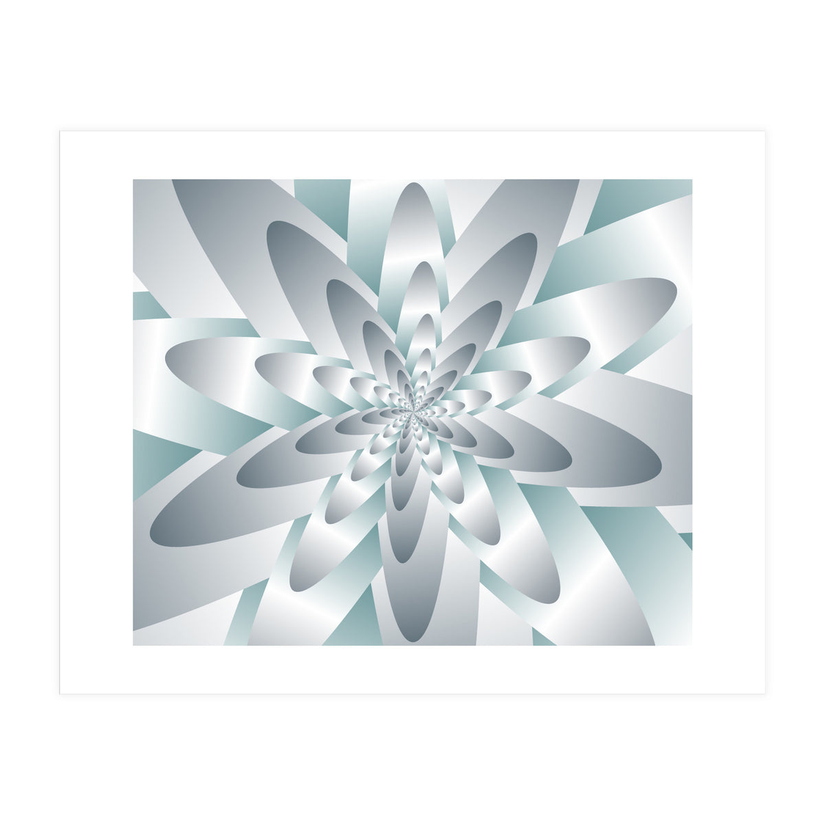 Swirl Flower Pattern  (Print Only)