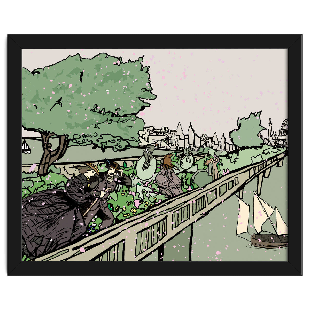 A Windy Day On The Garden Bridge