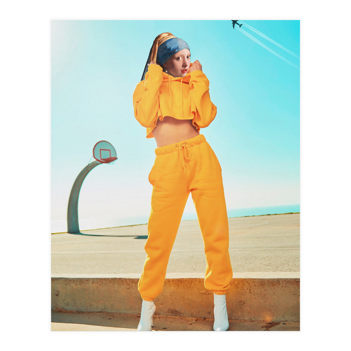 The Girl In Yellow Joggers (Print Only)