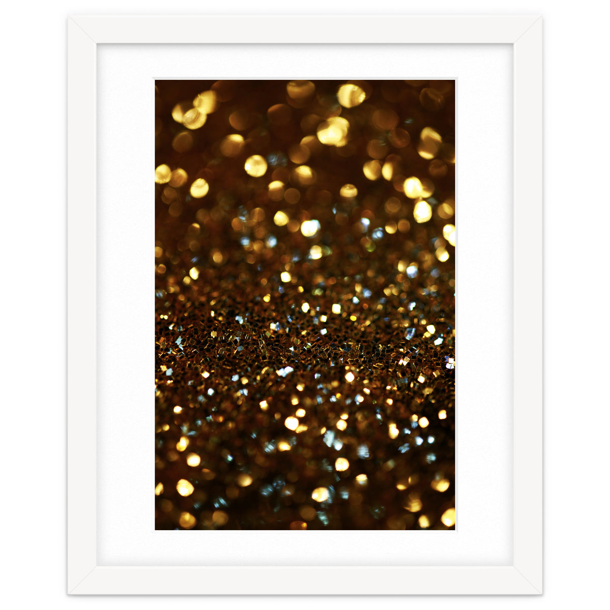 Golden glitter