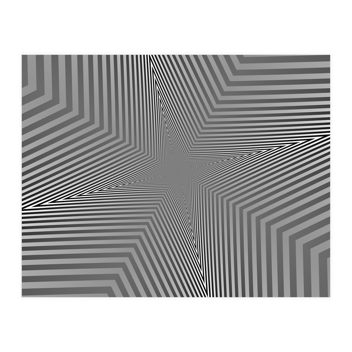 Abstract Triangle Pattern Geometric  (Print Only)