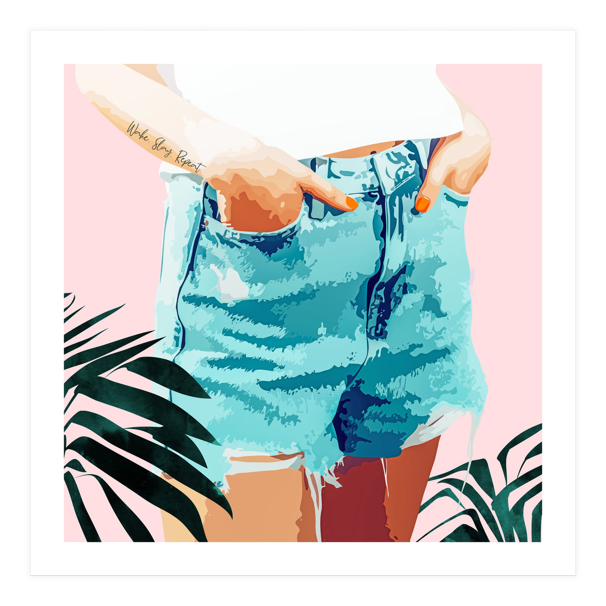 Wake. Slay. Repeat. (Print Only)