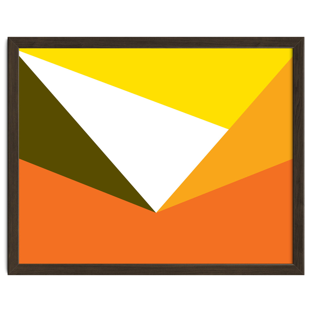 Geometric Shapes No. 58 - yellow & orange