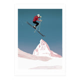 Mountain Love Skier (Print Only) thumbnail
