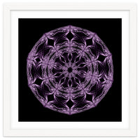 Mandala purple and black