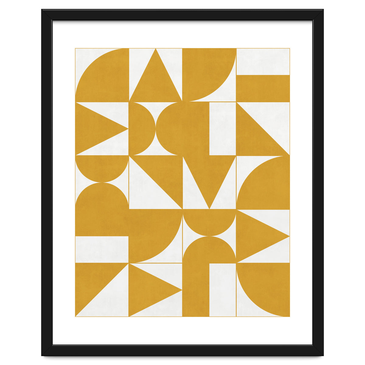 My Favorite Geometric Patterns No.13 - Mustard Yellow
