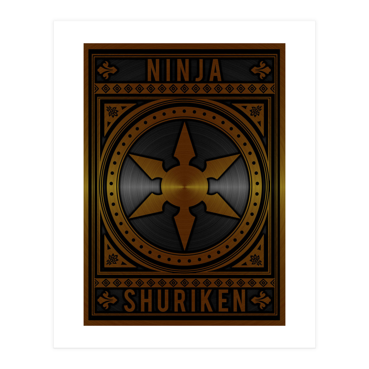 Ninja Shuriken (Print Only)