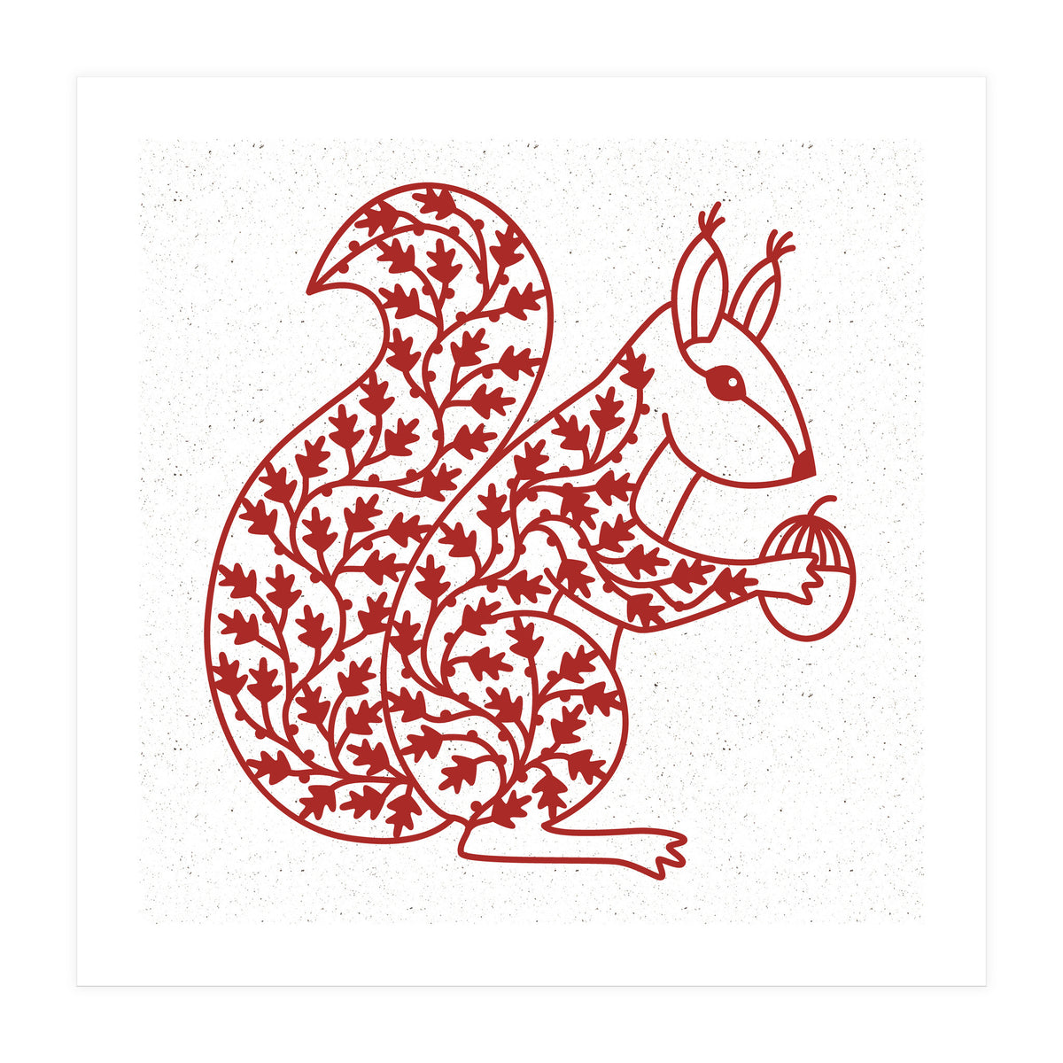 Squirrel Papercut (Print Only)