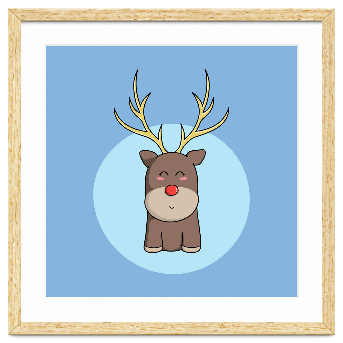 Kawaii Cute Christmas Reindeer