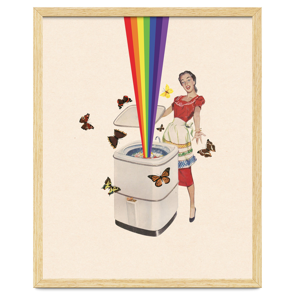 Rainbow Washing Machine