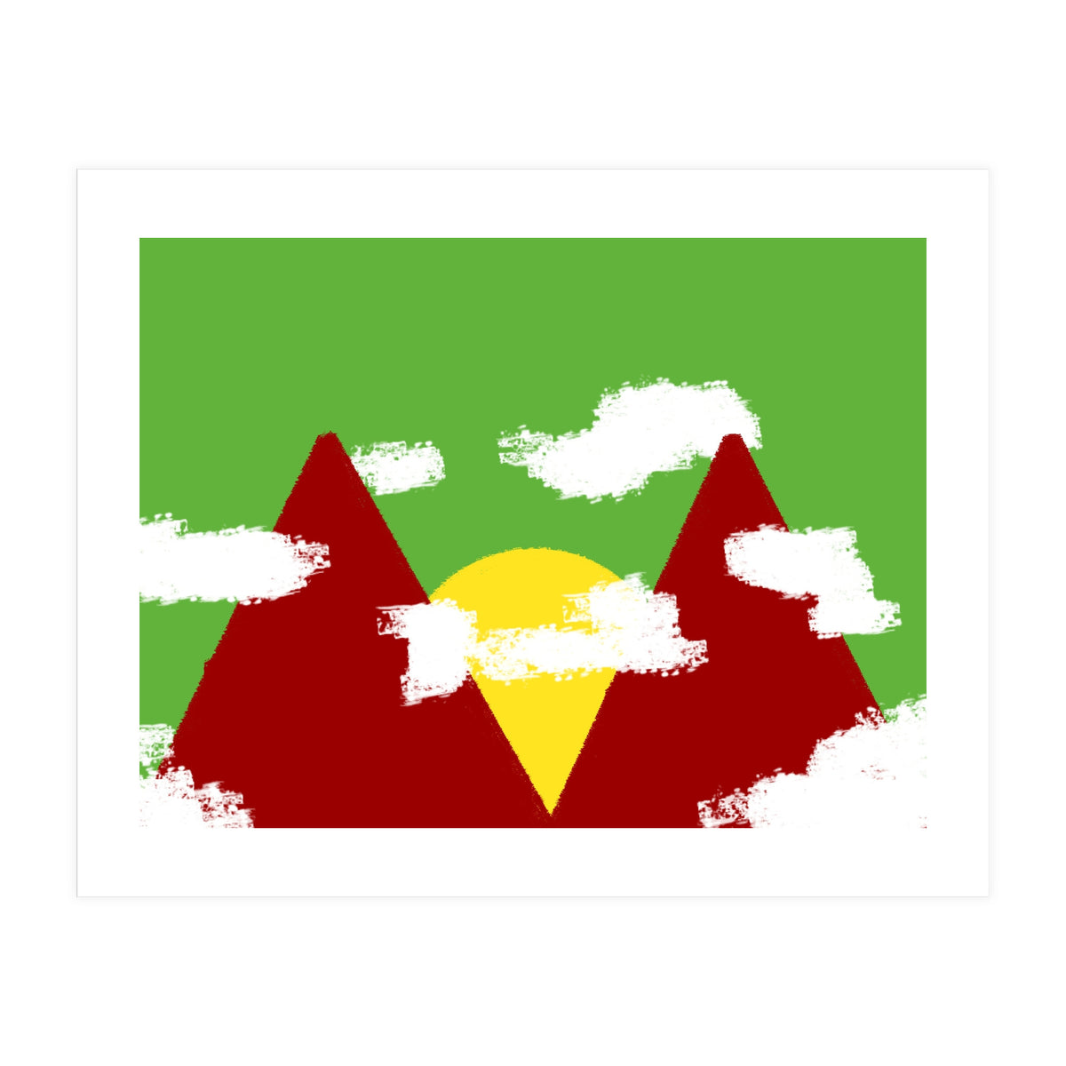 Dawn At The Camping (Print Only)