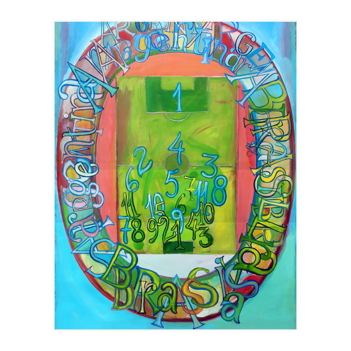 Brasil Argentina 2 (Print Only)