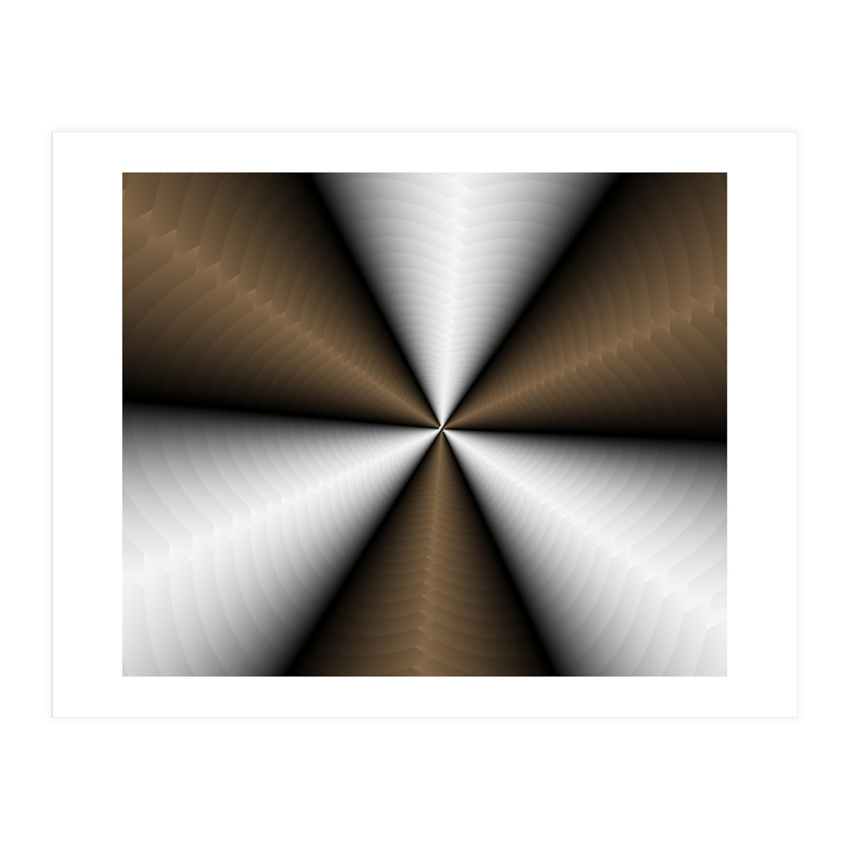 Brown Color Modern Interior Art (Print Only)