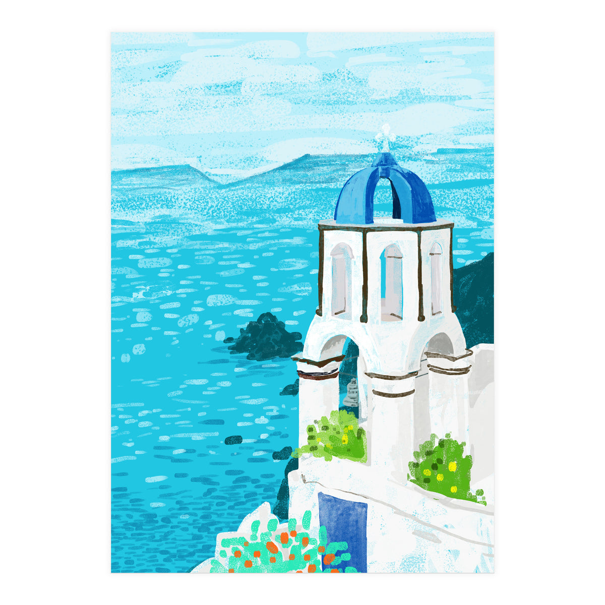 Greek Landscape (Print Only)