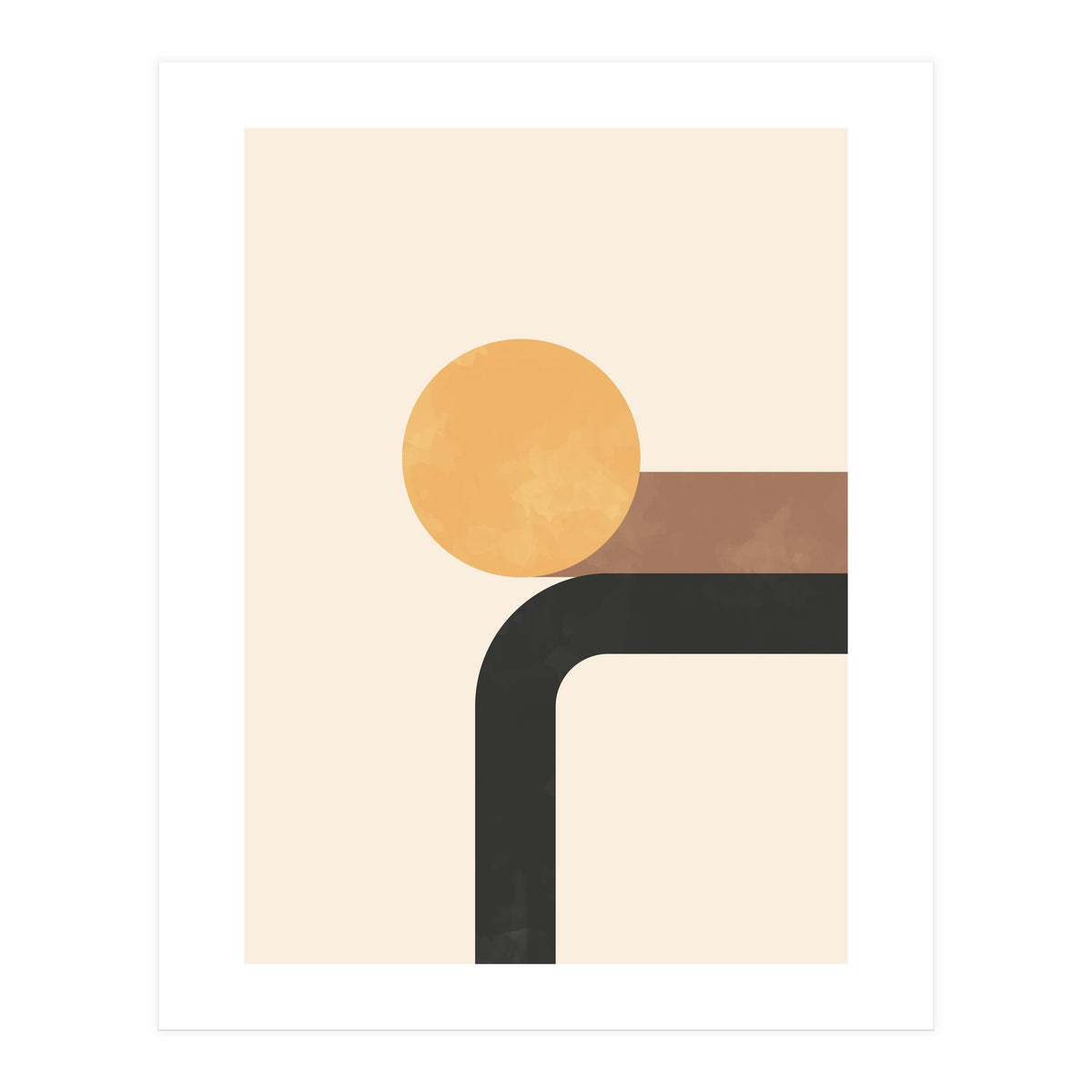Geometric Mid Century Form (Print Only)