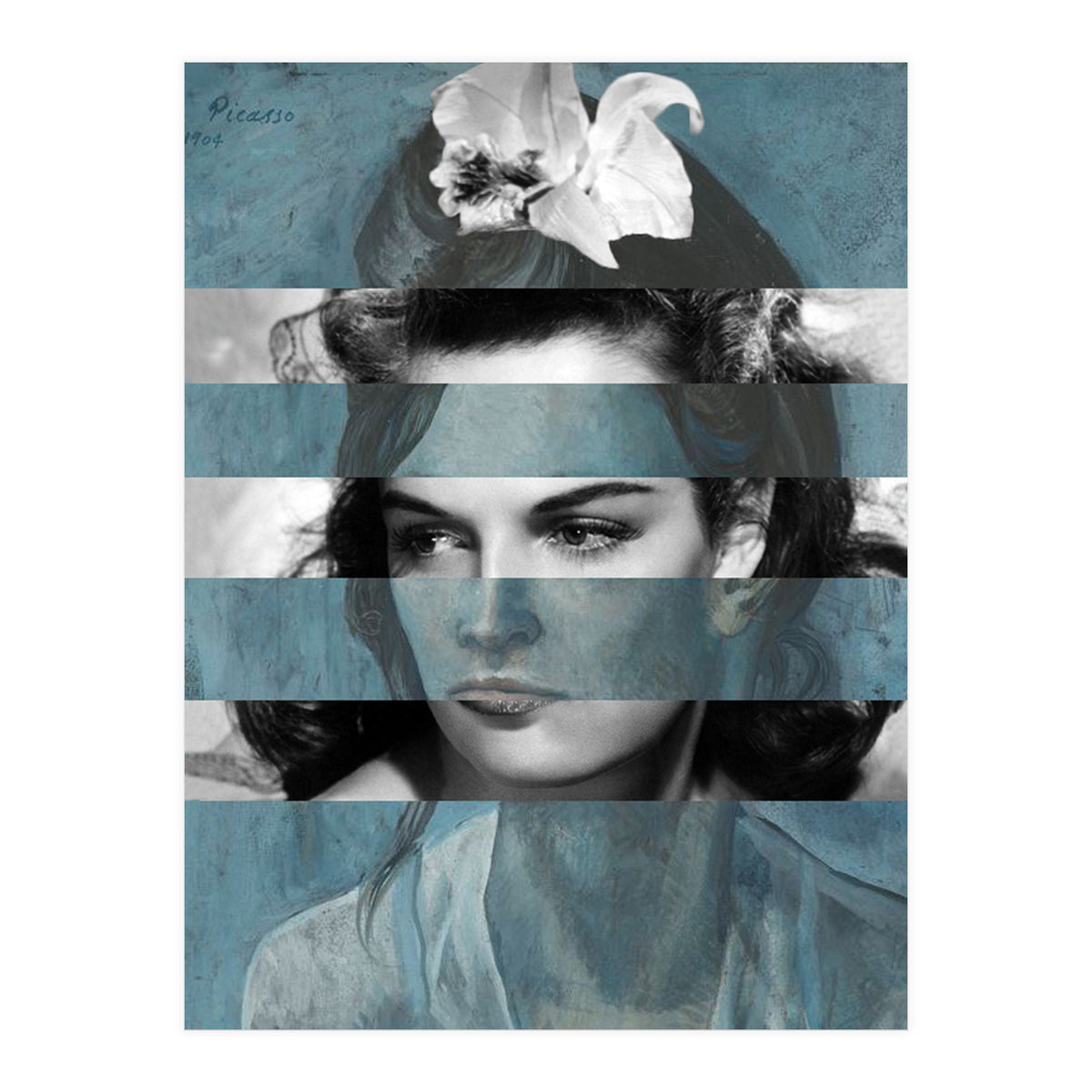 Picassos Woman With An Helmet (Print Only)