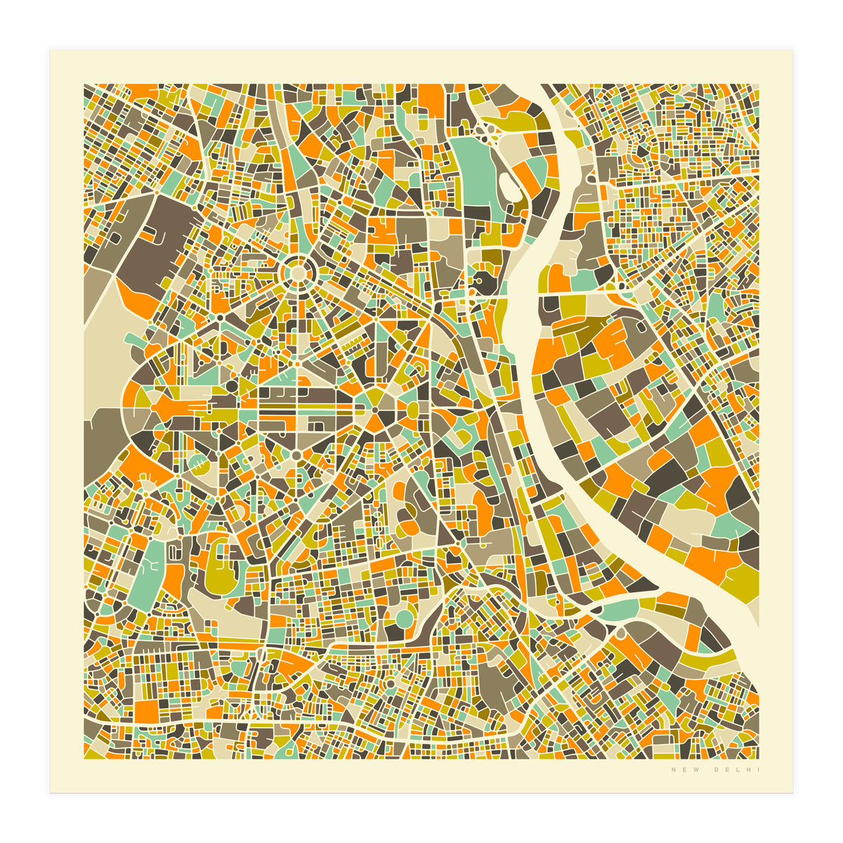 NEW DELHI MAP (Print Only)