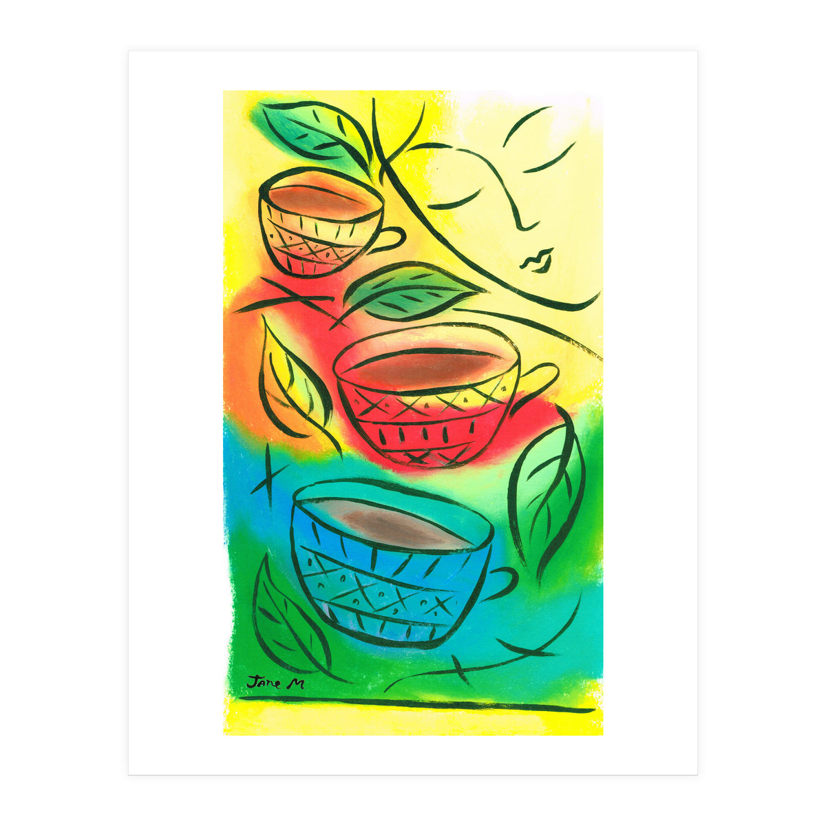 Three Cups Of Tea (Print Only)