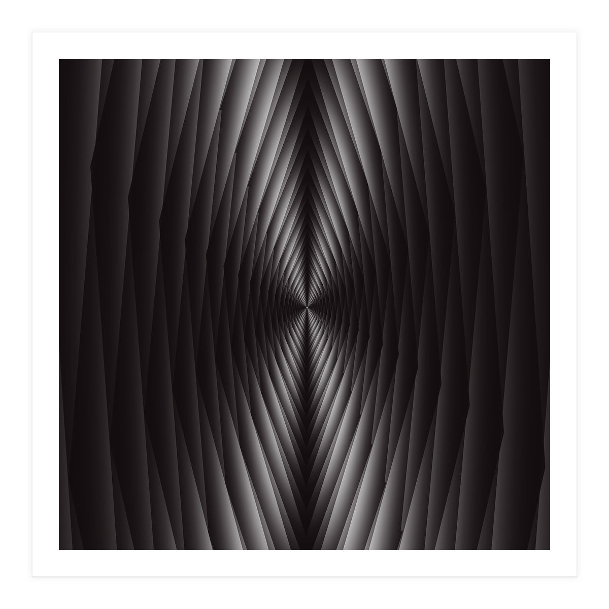 Monochrome Spiral Background  (Print Only)