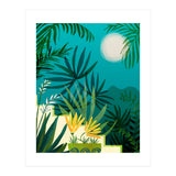 Rainforest With Moonlight (Print Only) thumbnail