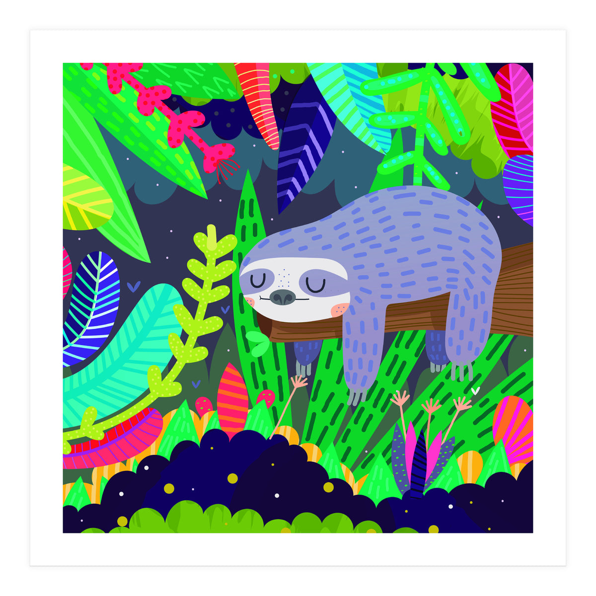 Sloth in nature (Print Only)