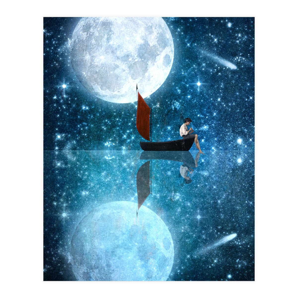 The Moon And Me (Print Only)