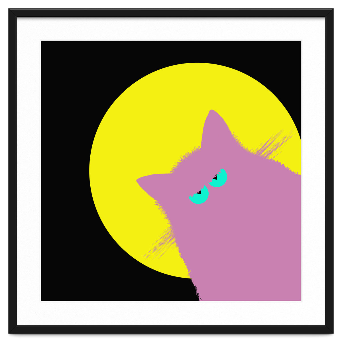 Full Moon Lilac Cat