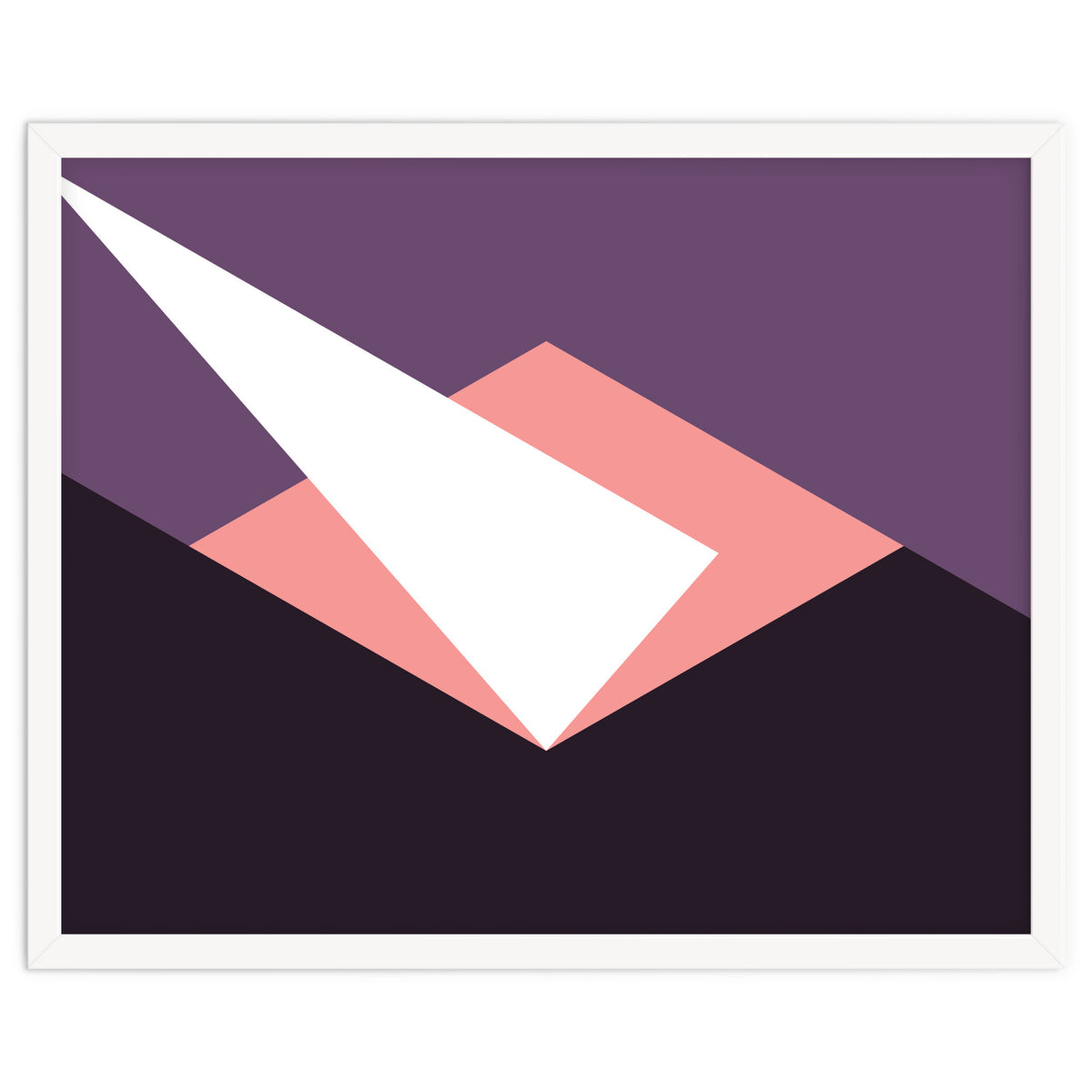 Geometric Shapes No. 59 - pink & purple