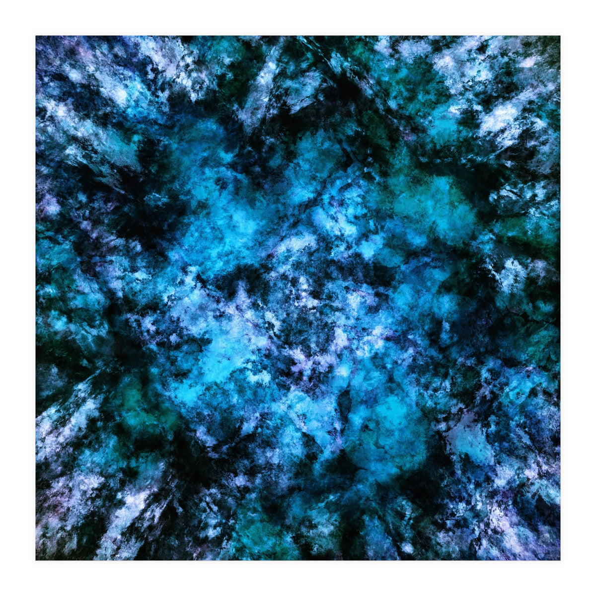 Blue Burst (Print Only)