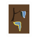 La Persistencia De La Memoria Minimalist (Print Only) thumbnail