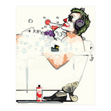 The Joker in the Bath, funny Bathroom Humour (Print Only) thumbnail