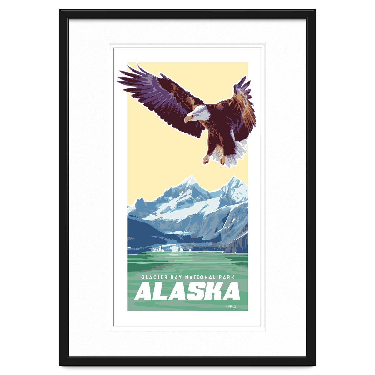 Alaskan Eagle Poster