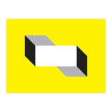 Geometric Shapes No. 50 - yellow, black & grey (Print Only) thumbnail