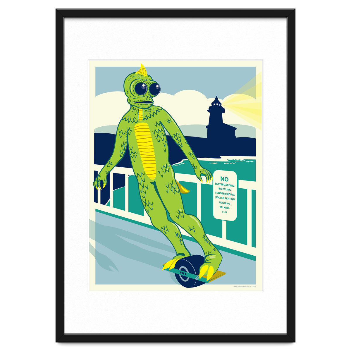 Sleezstak riding One Wheel