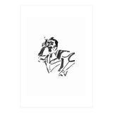 Artist and painting (Print Only) thumbnail