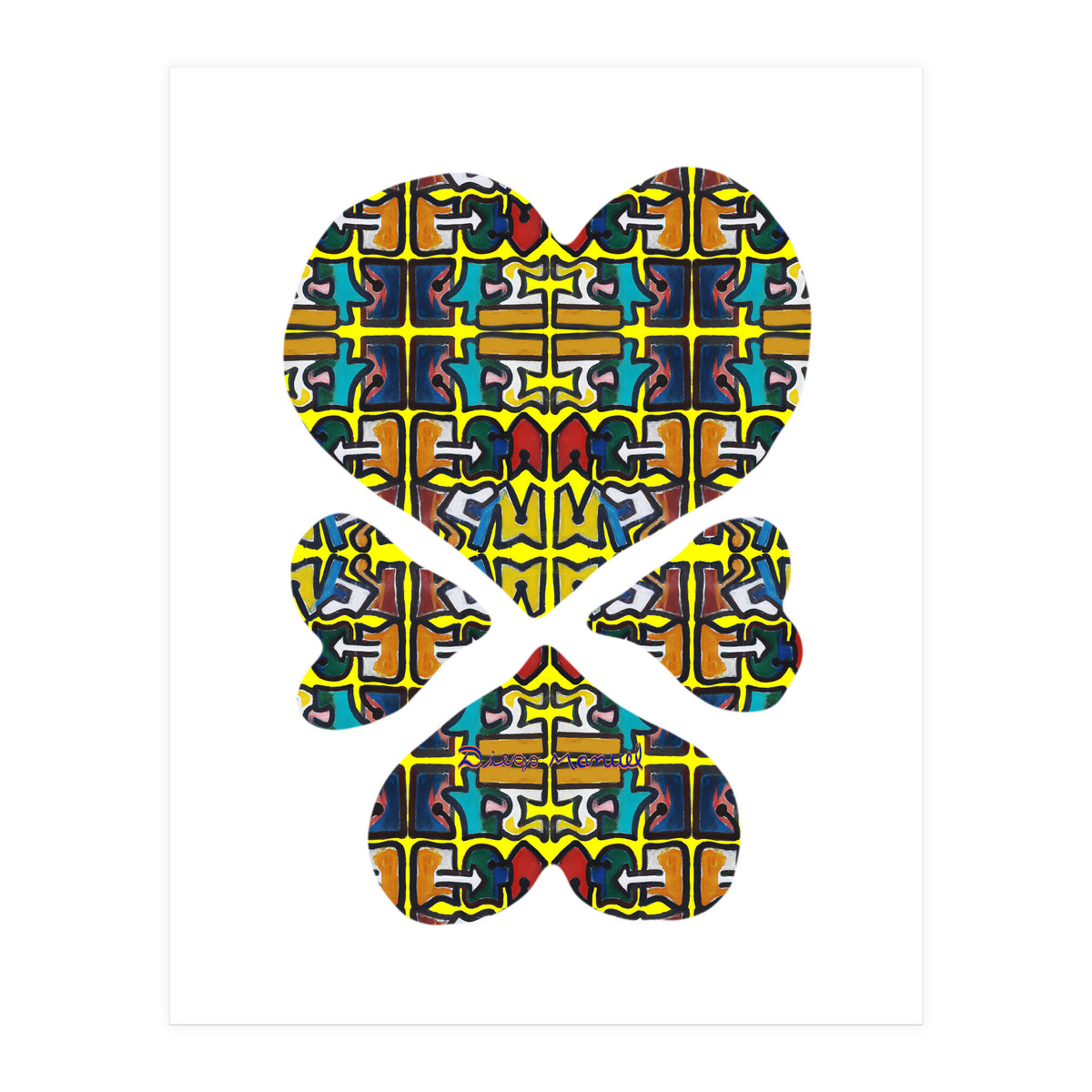 4 Corazones 9  (Print Only)