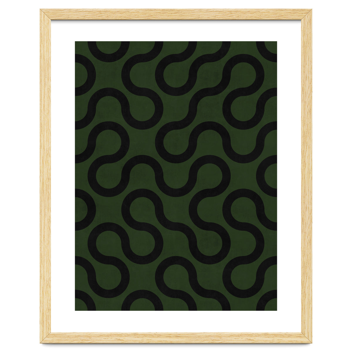 My Favorite Geometric Patterns No.33 - Deep Green