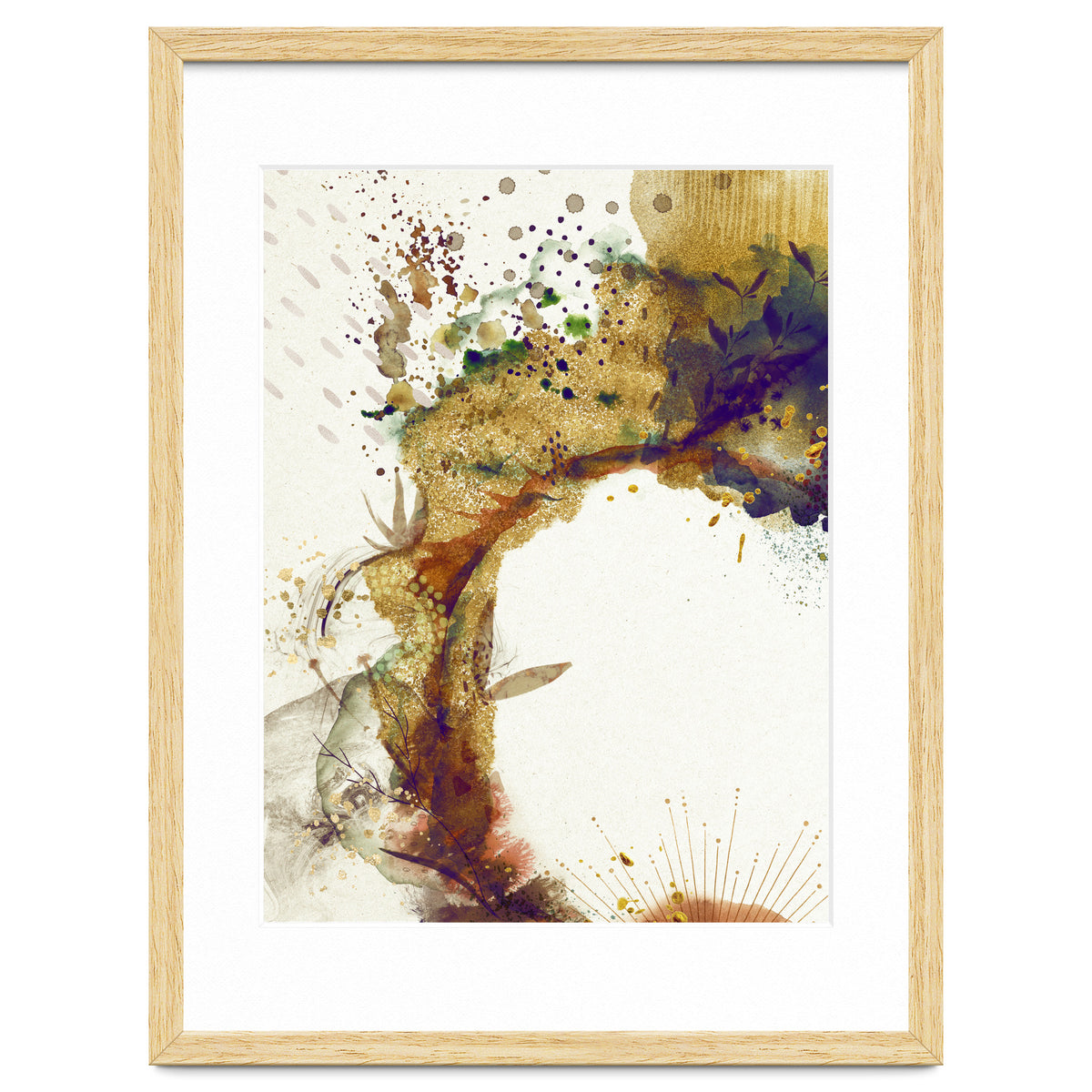 Abstract Floral - Autumn Winds