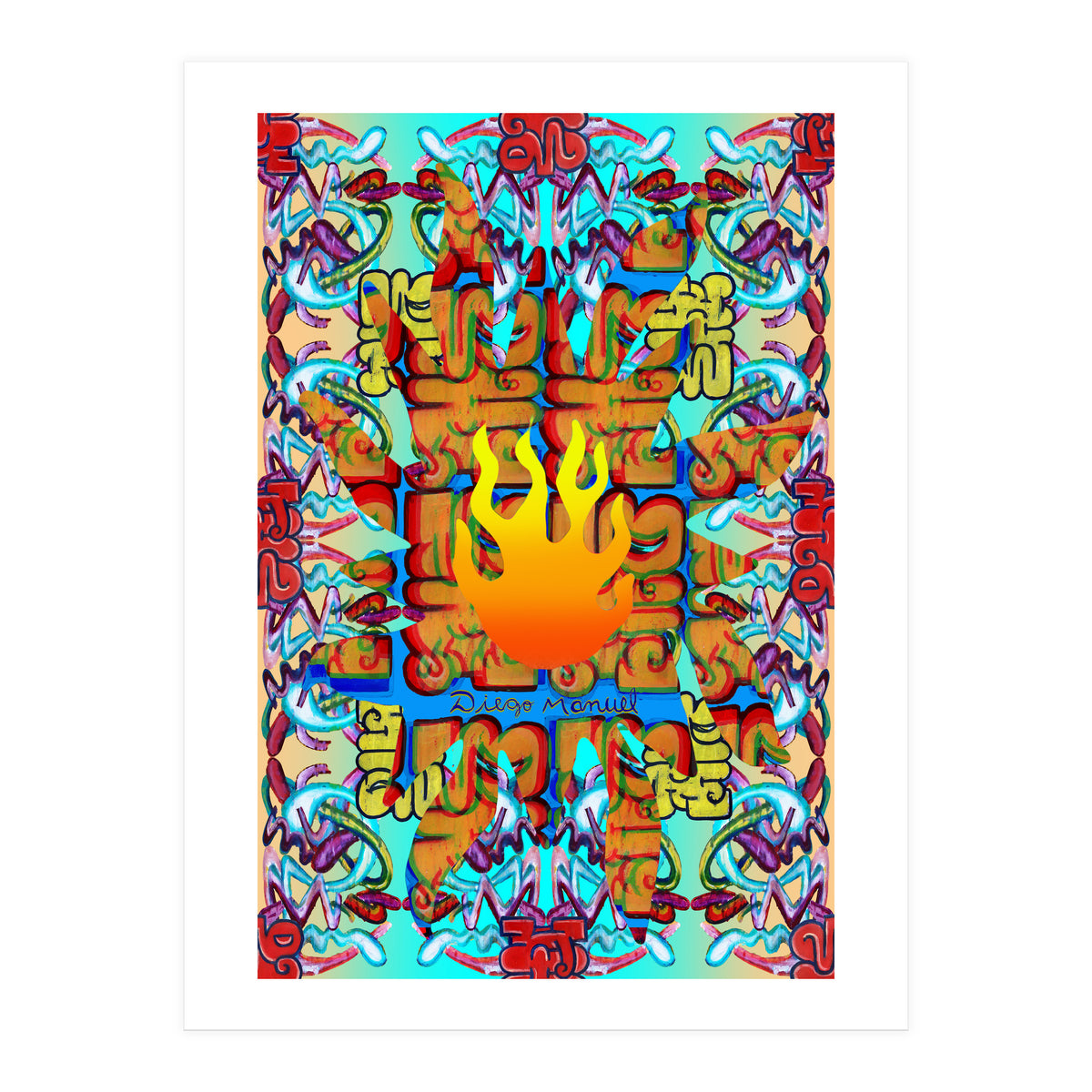 Fuego Y Graffiti 37 (Print Only)