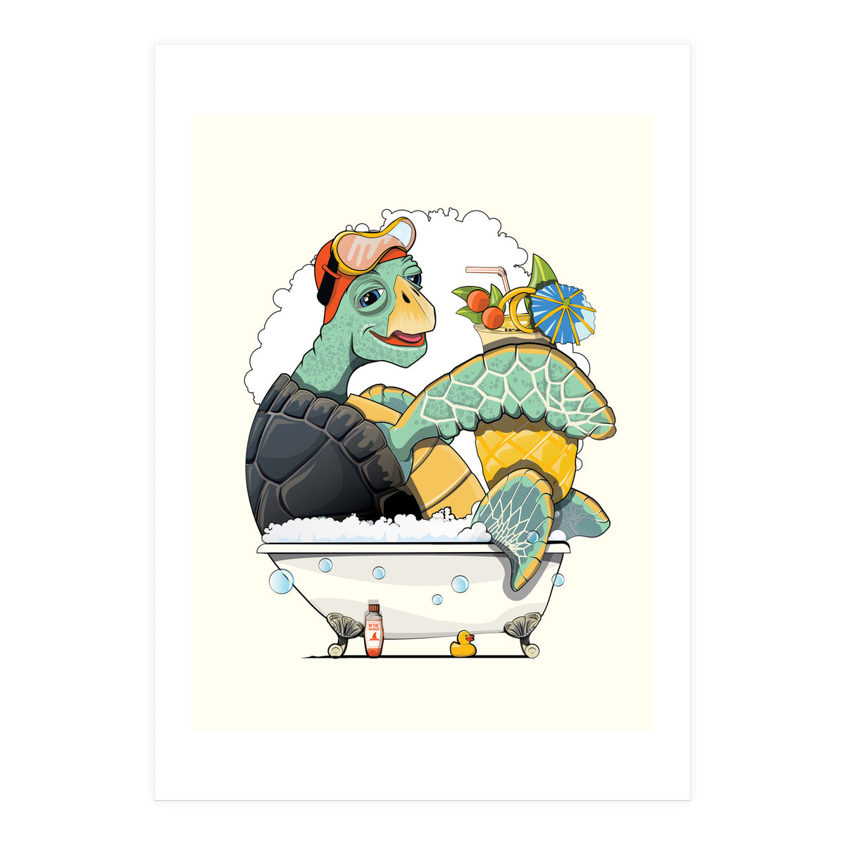 Turtle in the Bathtub (Print Only)
