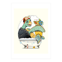 Turtle in the Bathtub (Print Only)