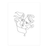 gay love line art-b (Print Only) thumbnail