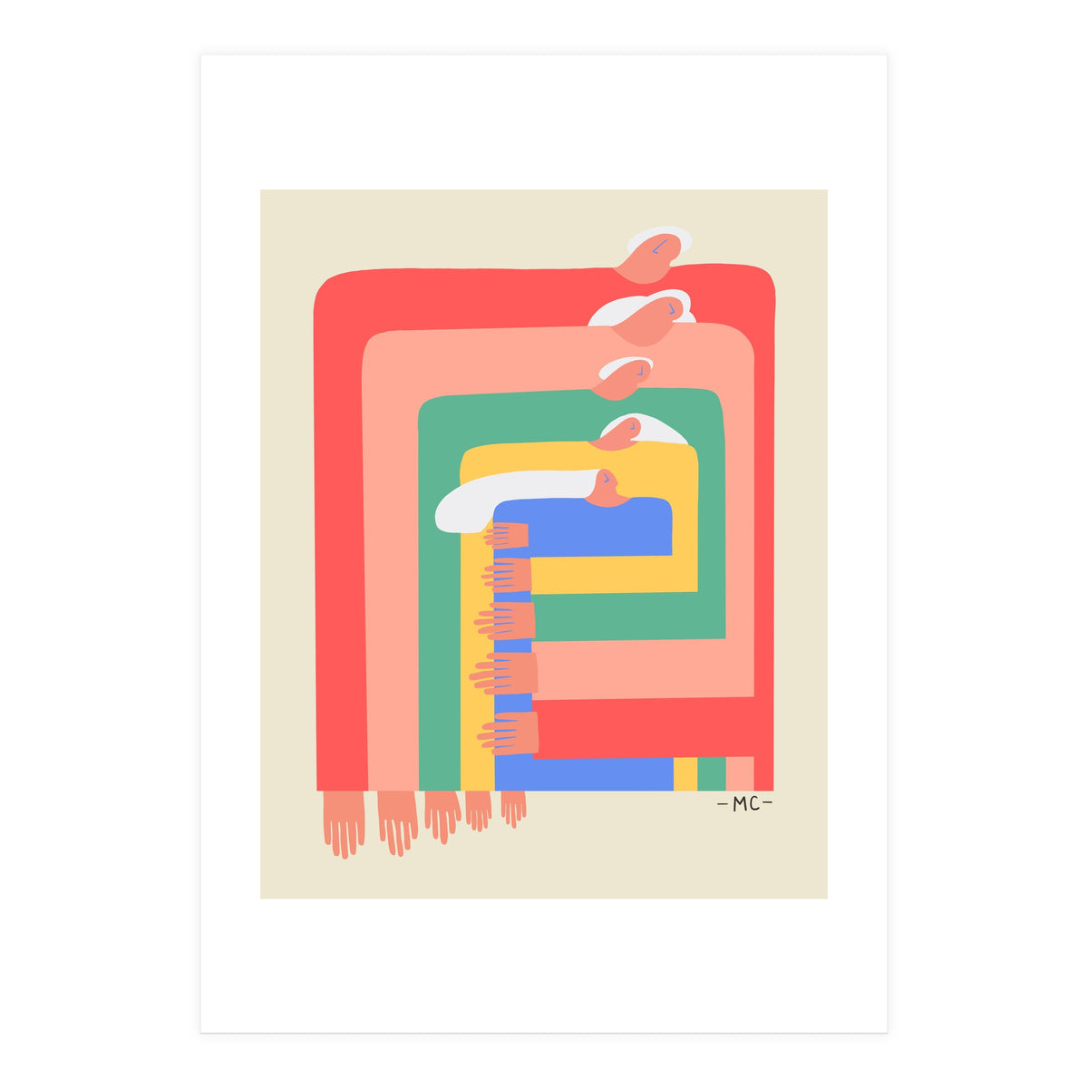 Rainbow Hug (Print Only)